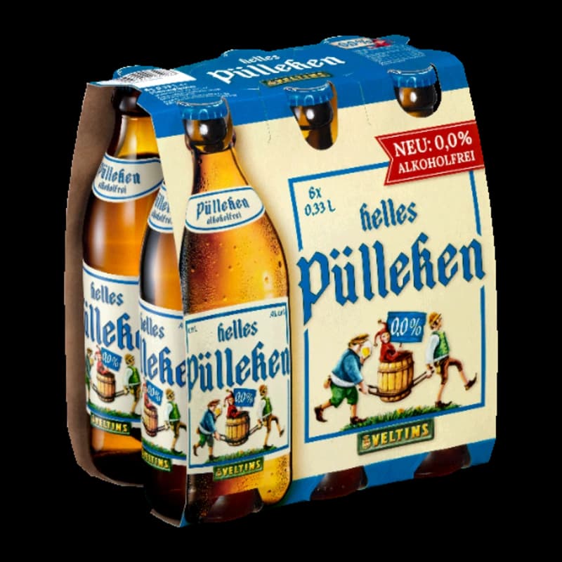 Veltins Pülleken Helles 0,0% 6x0,33l 