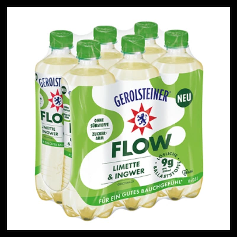 Gerolsteiner Flow Limette Ingwer 6x0,5l