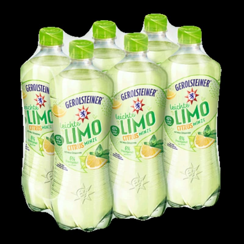 Gerolsteiner Leichte Limette Citrone Minze 6x0,75l 