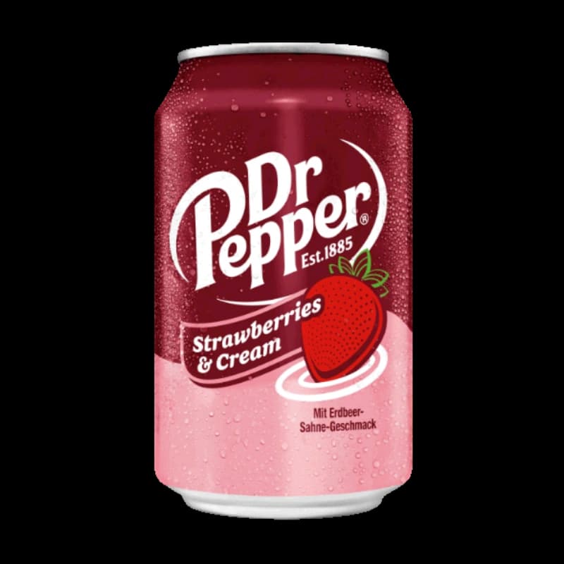 Dr Pepper Strawberries & Cream 0,33l Dose
