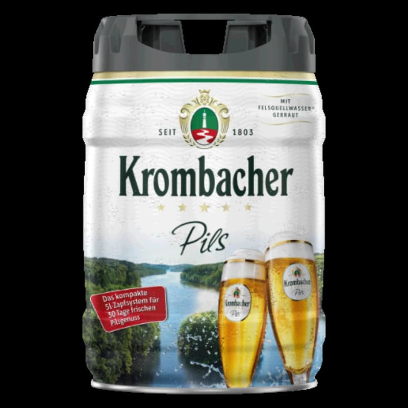 Krombacher Pils Frischefass 2x5l
