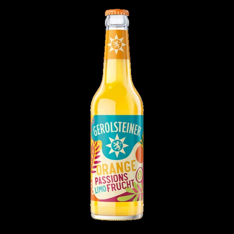 Gerolsteiner Orange Passionsfrucht Limo 0,33l 