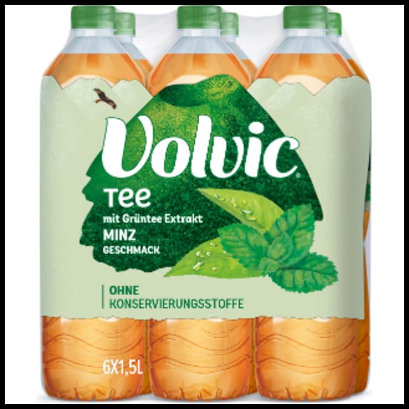 Volvic GrünTee Minze 6x1,5l DPG
