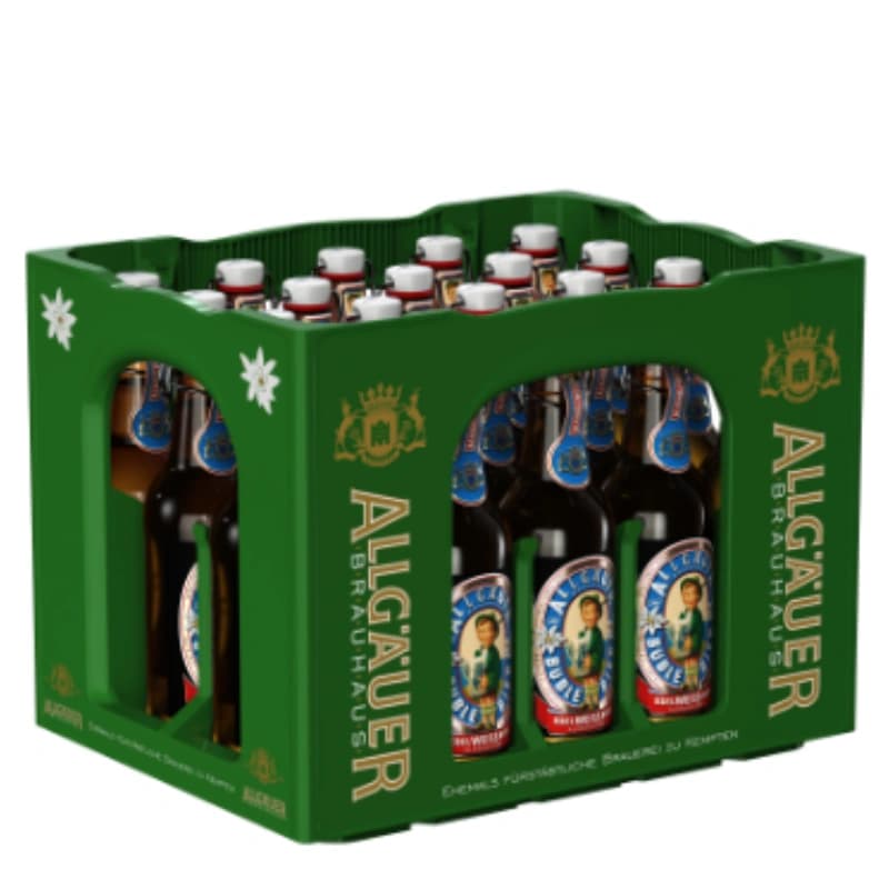 Allgäuer Büble Edelweissbier Alkoholfrei 20x0,5l 