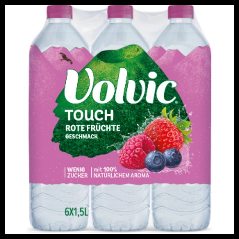 Volvic Touch Rote Früchte 6x1,5l 