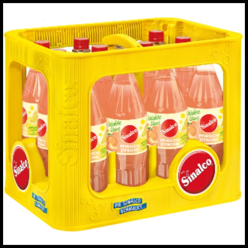 Sinalco Leichte Limo Pfirsich-Zitrone 12x1l 