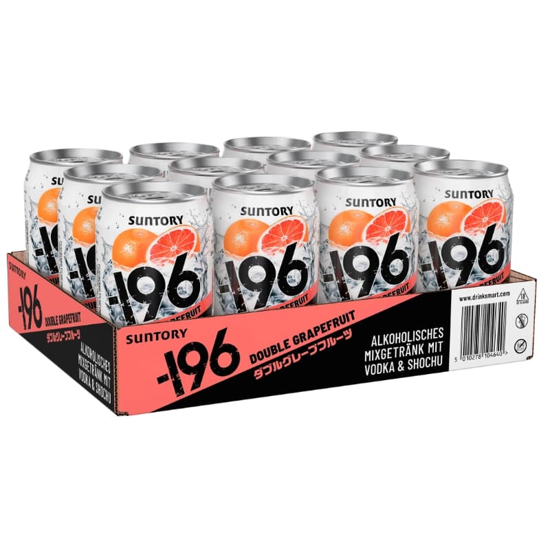 -196 Double Grapefruit Vodka & Shochu 10% 12x0,33l