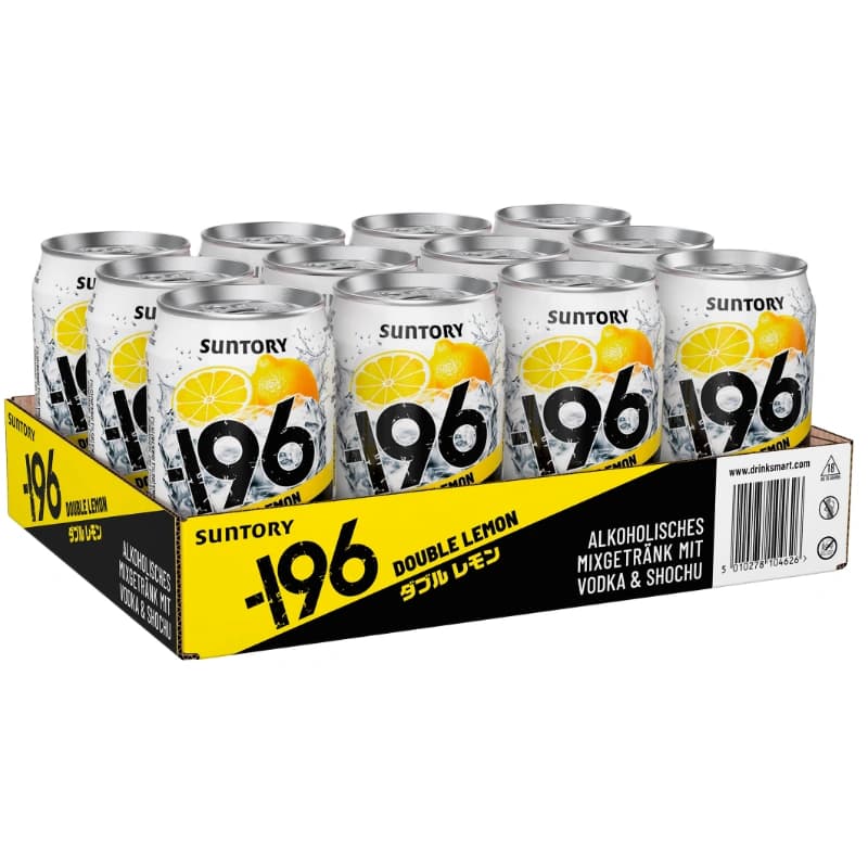 -196 Double Lemon Vodka & Shochu 10% 0,33l Dose