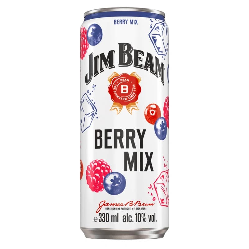Jim Beam Berry Mix 10% 0,33l Dose
