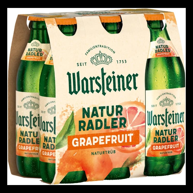 Warsteiner Naturradler Grapefruit 6x0,33l 
