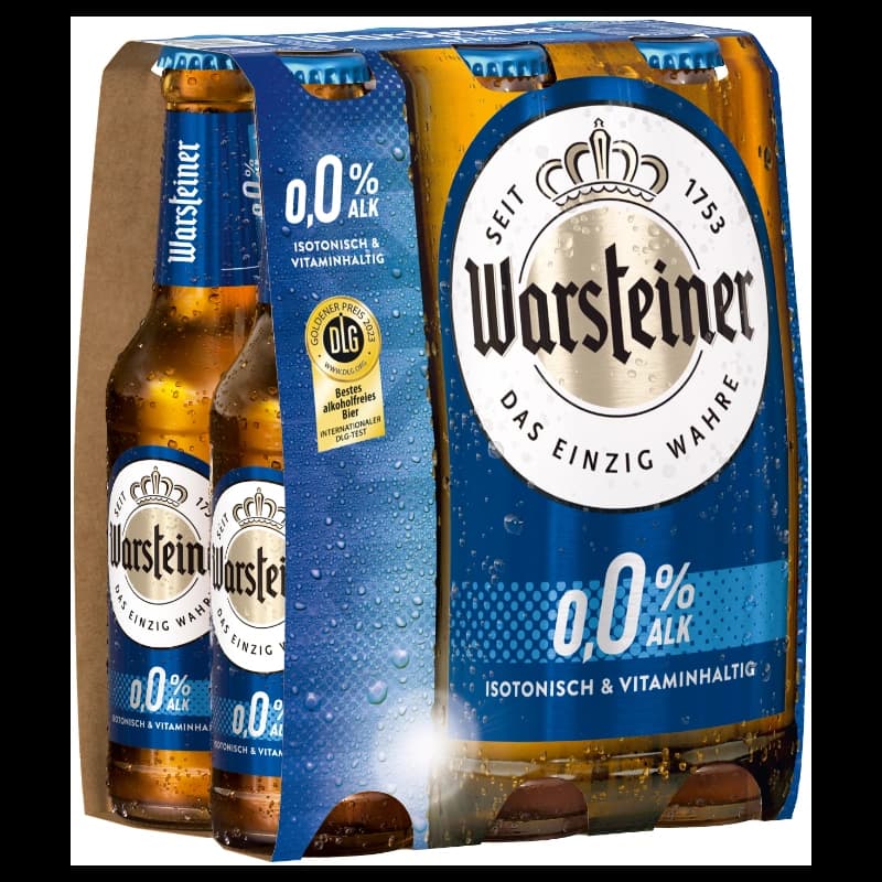 Warsteiner alkoholfrei 0,0% 6x0,33l 