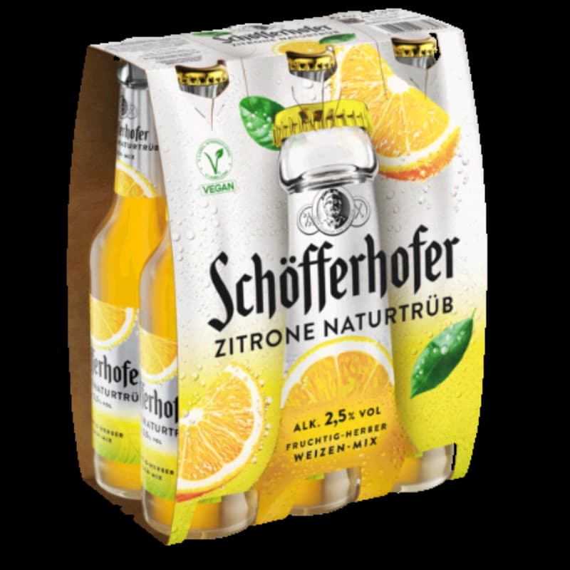 Schöfferhofer Zitrone naturtrüb 6x0,33l