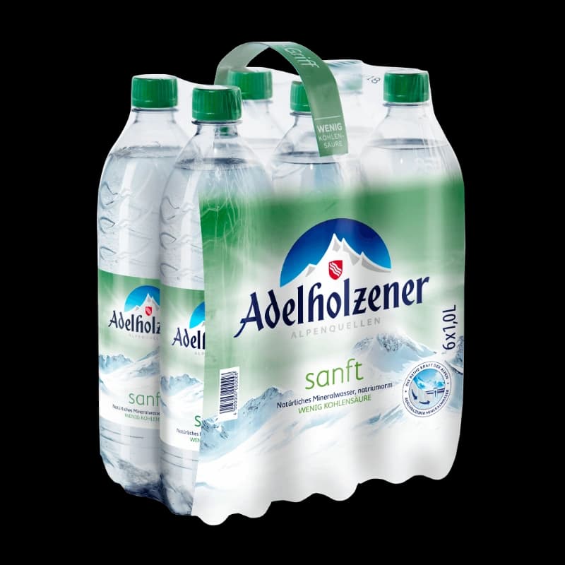 Adelholzener Mineralwasser Sanft 6x1l