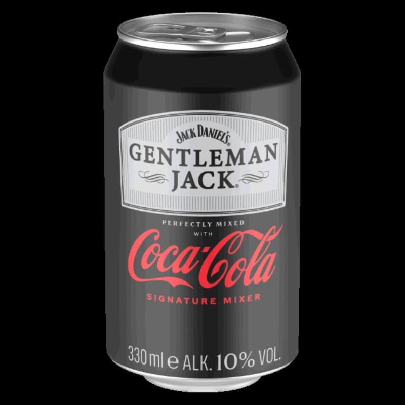 Gentleman Jack & Coca-Cola 10% 0,33l Dose