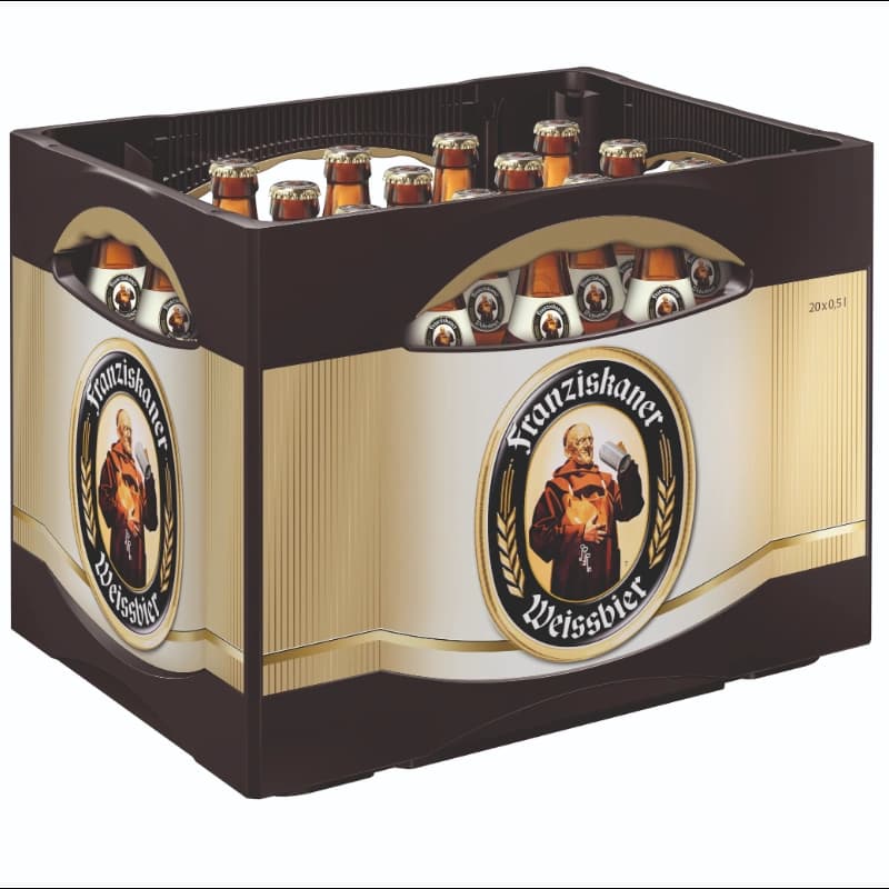 Franziskaner Hefe-Weissbier Dunkel 20x0,5l