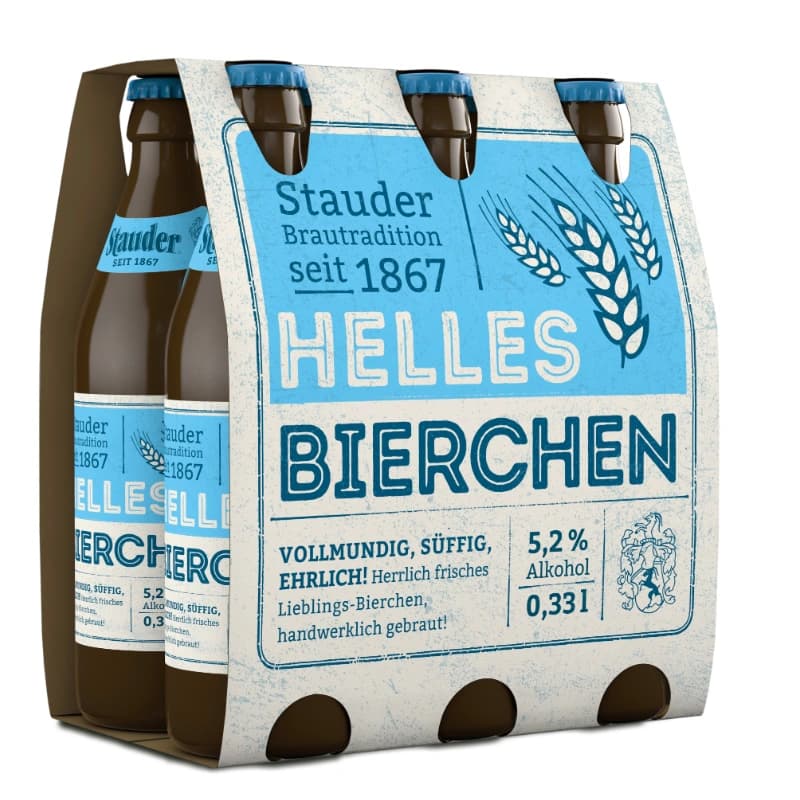 Stauder Helles Bierchen 6x0,33l