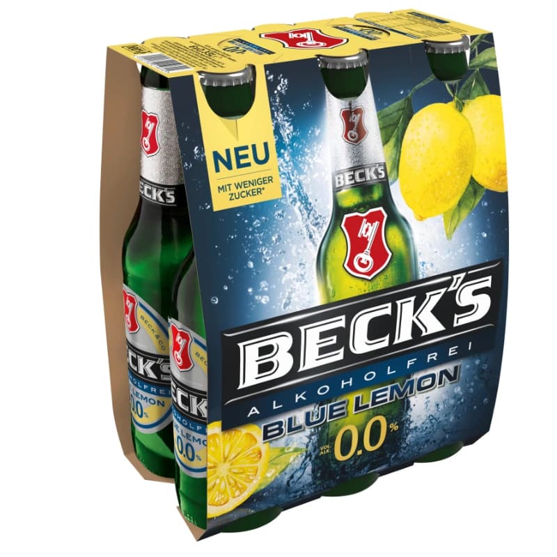 Beck's Blue Lemon 0,0% 6x0,33l