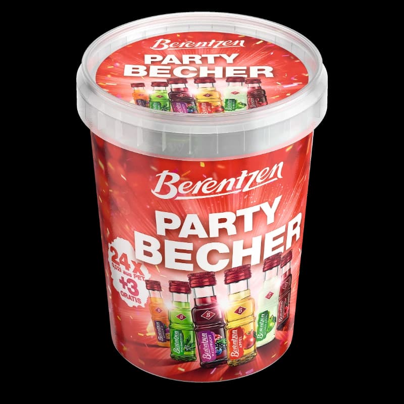 Berentzen Partybecher 16,33% 24 + 3x0,02l