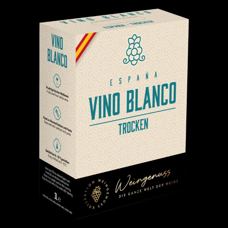 Weingenuss Weißwein aus Spanien trocken 3l