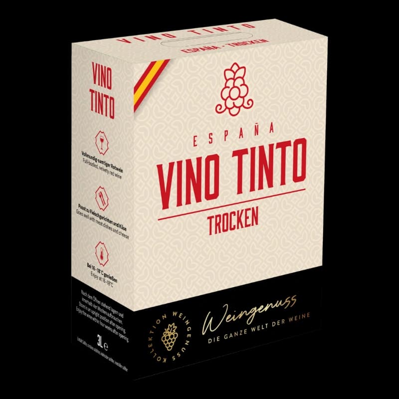 Weingenuss Rotwein aus Spanien trocken 3l
