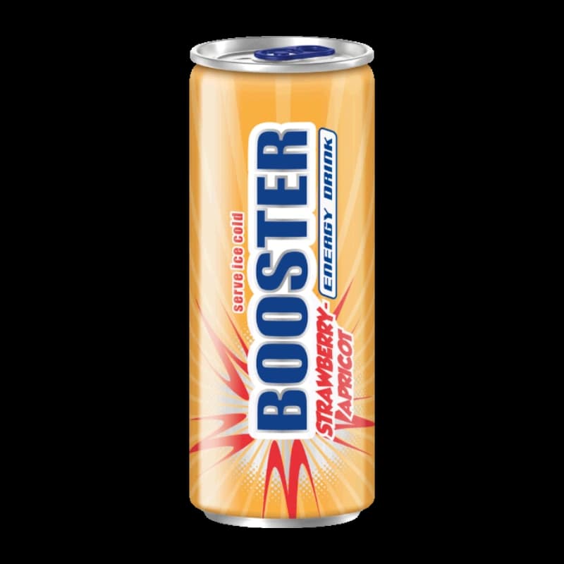 Booster Energy Drink Strawberry-Apricot 0,33l
