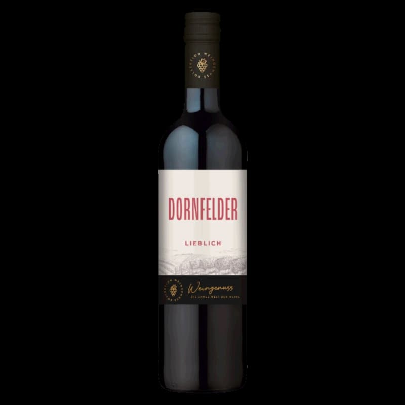 Weingenuss Dornfelder Landwein rot lieblich 0,75l
