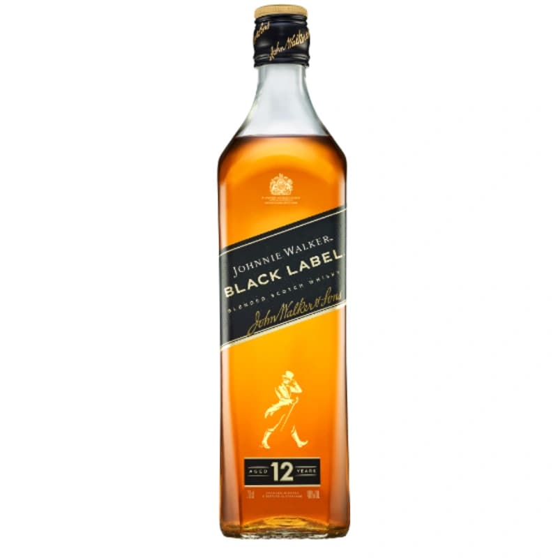 Johnnie Walker Black Label Blended Scotch Whisky 12 Years Old 40% 0,7l