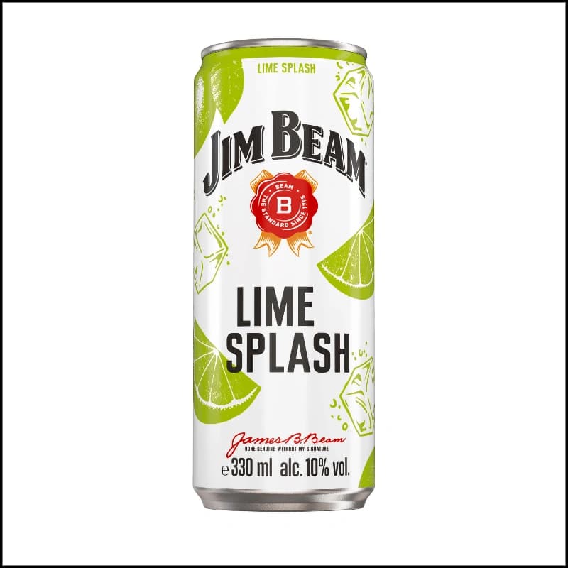 Jim Beam Lime Splash 10% Cocktail Ready to Drink 0,33l