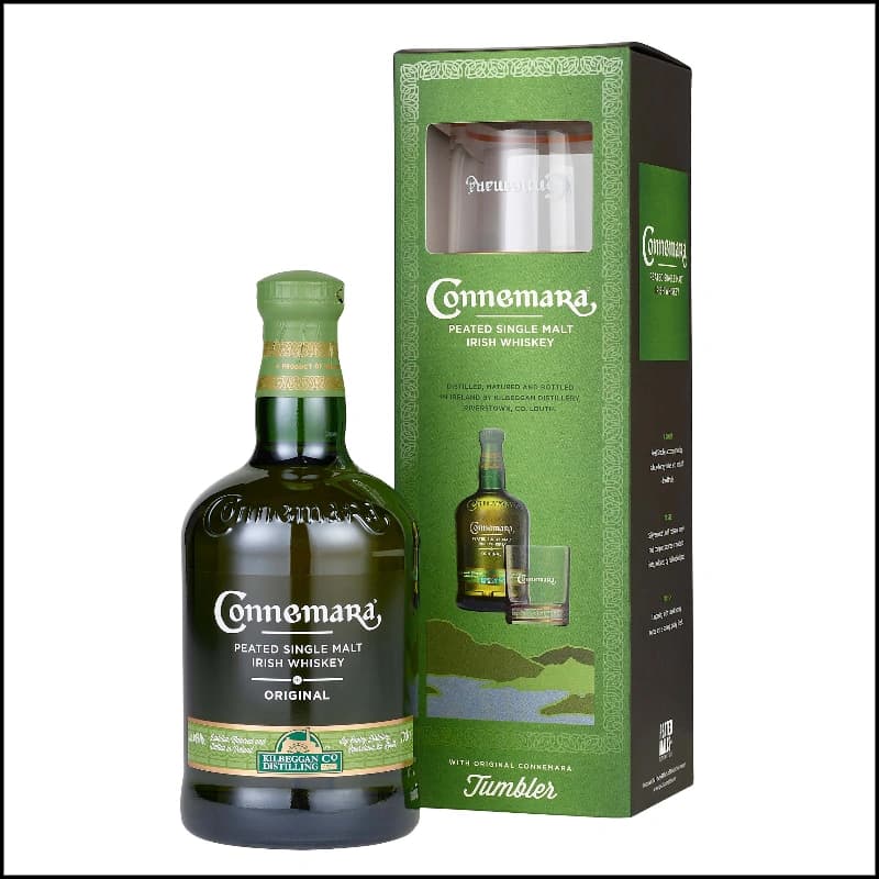 Connemara Peated Single Malt Whiskey 40% 0,7l + Glas