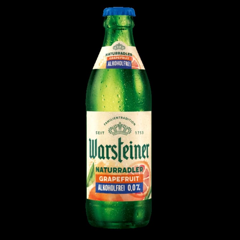 Warsteiner Naturradler Grapefruit alkoholfrei 0,33l