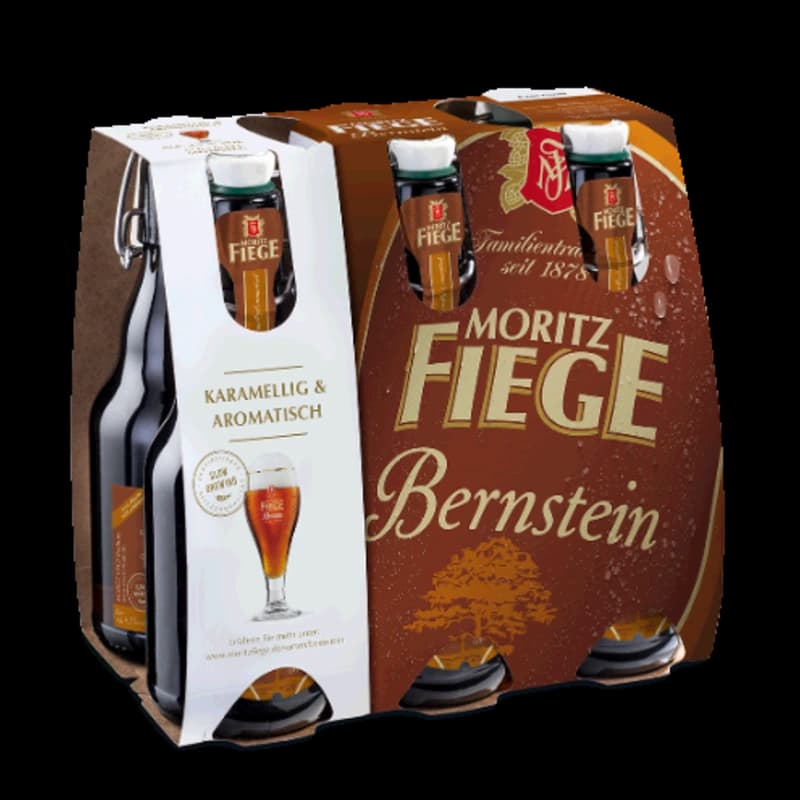 Fiege Bernstein Bügelverschluss 6x0,33l