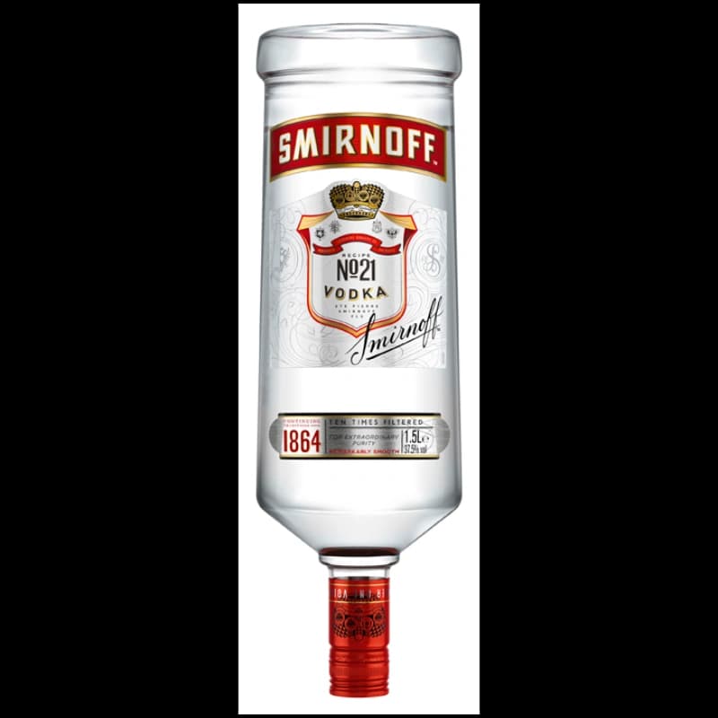 Smirnoff Red No.21 Premium Vodka 37,5% 1,5l