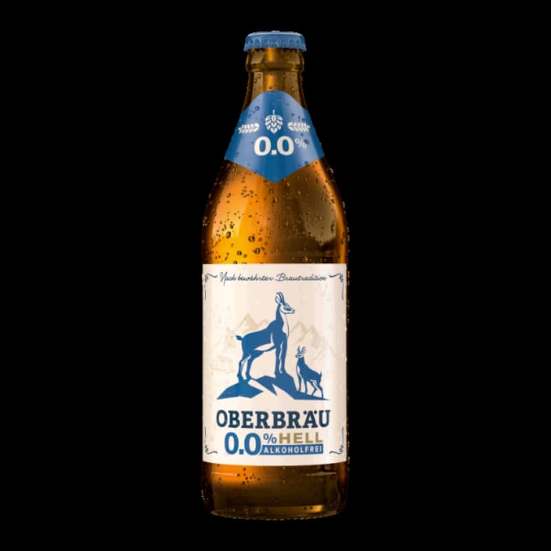 Oberbräu Hell alkoholfrei 0,0% 0,5l 