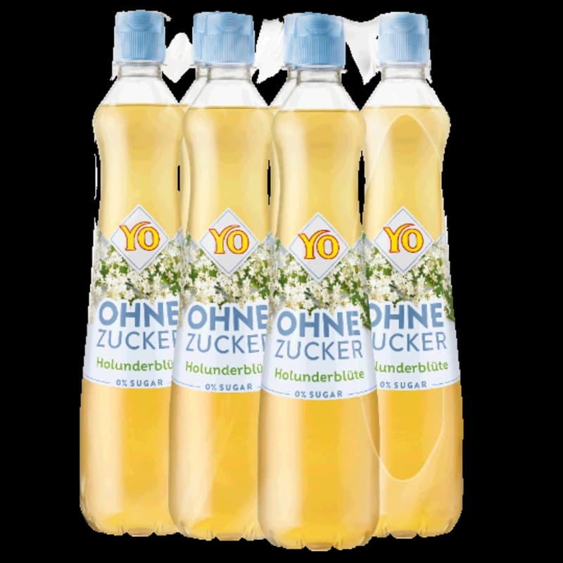 Yo Sirup Holunder ohne Zucker 6x0,7l