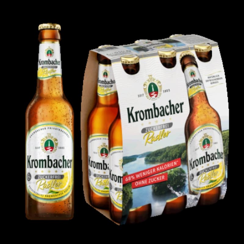 Krombacher Radler zuckerfrei 6x0,33l 