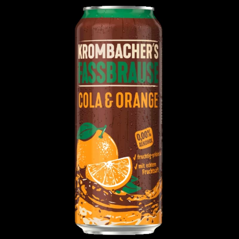 Krombacher's Fassbrause Cola-Orange 0,5l 