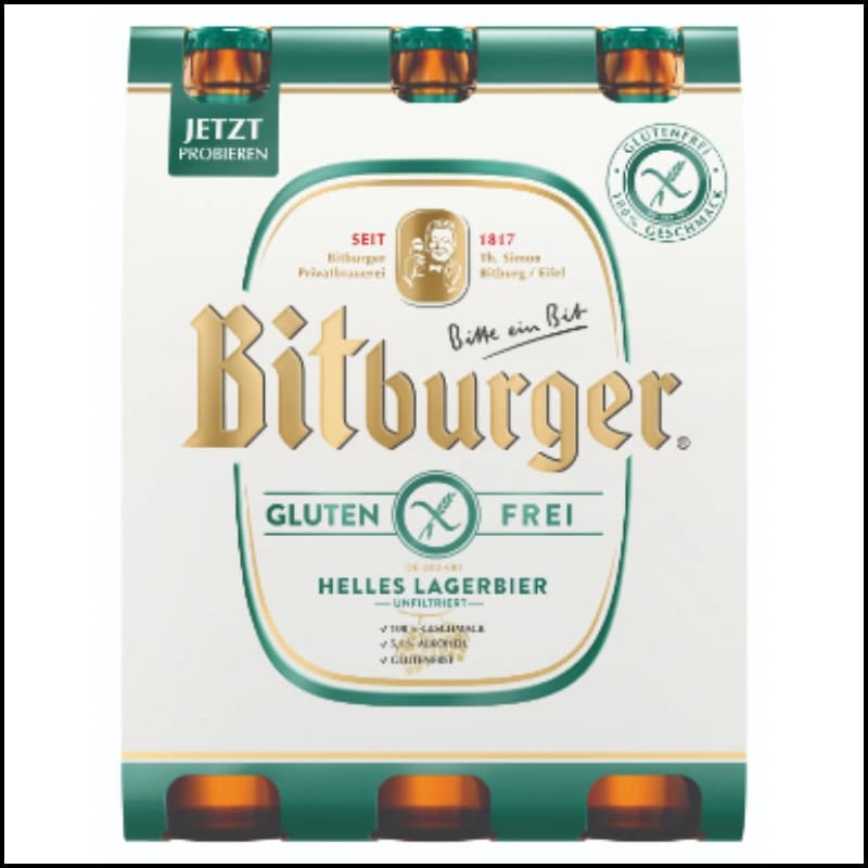 Bitburger Glutenfrei 6x0,33l