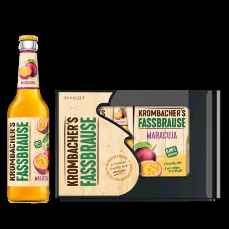 Krombacher Fassbrause Maracuja 4x6x0,33l