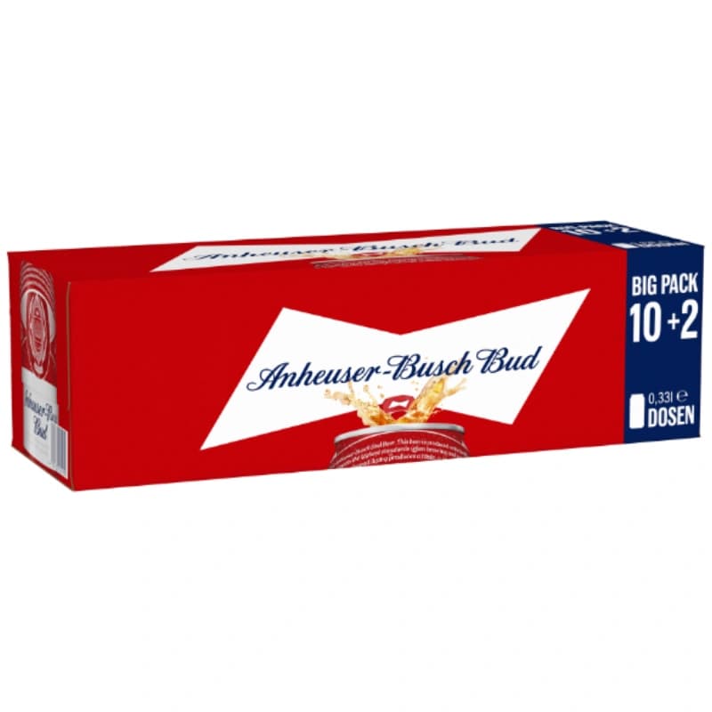 Anheuser-Busch Bud 10+2x0,33l 