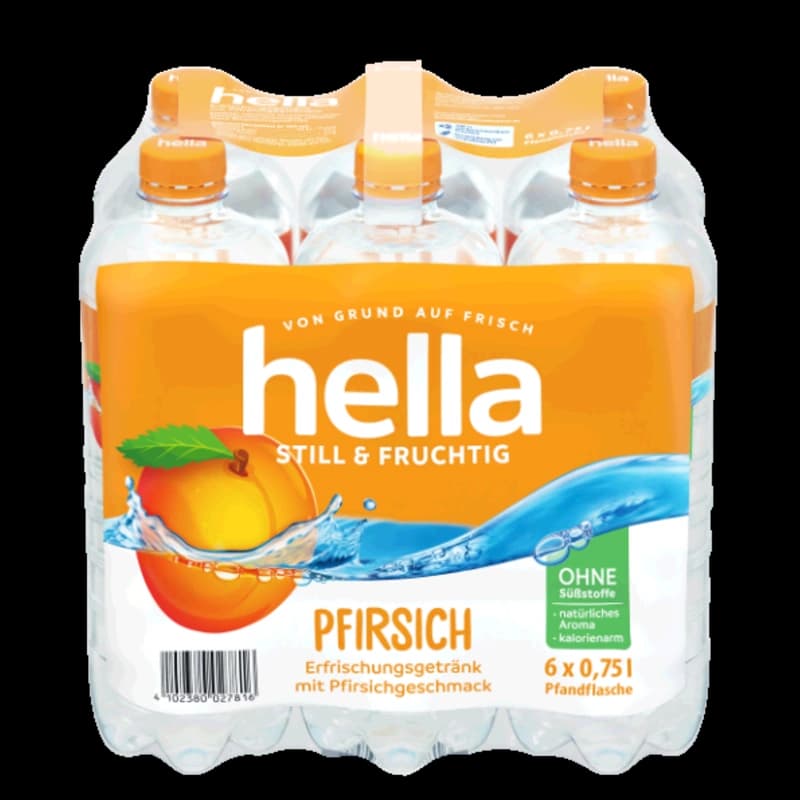 hella Pfirsich Still & Fruchtig 6x0,75l