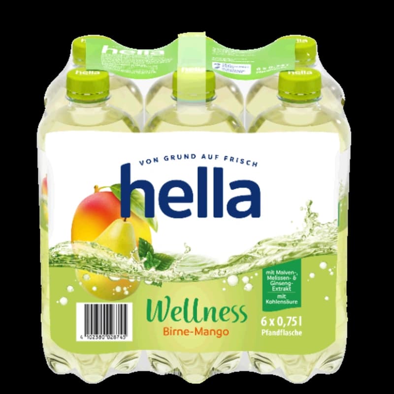 hella Wellness Birne-Mango 6x0,75l 