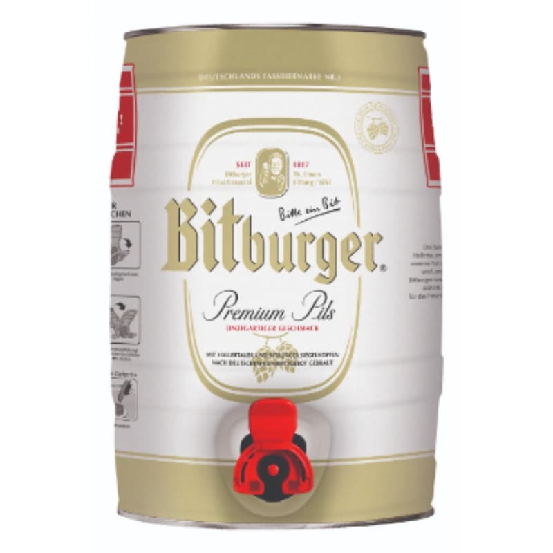 Bitburger Pils 5l Fass