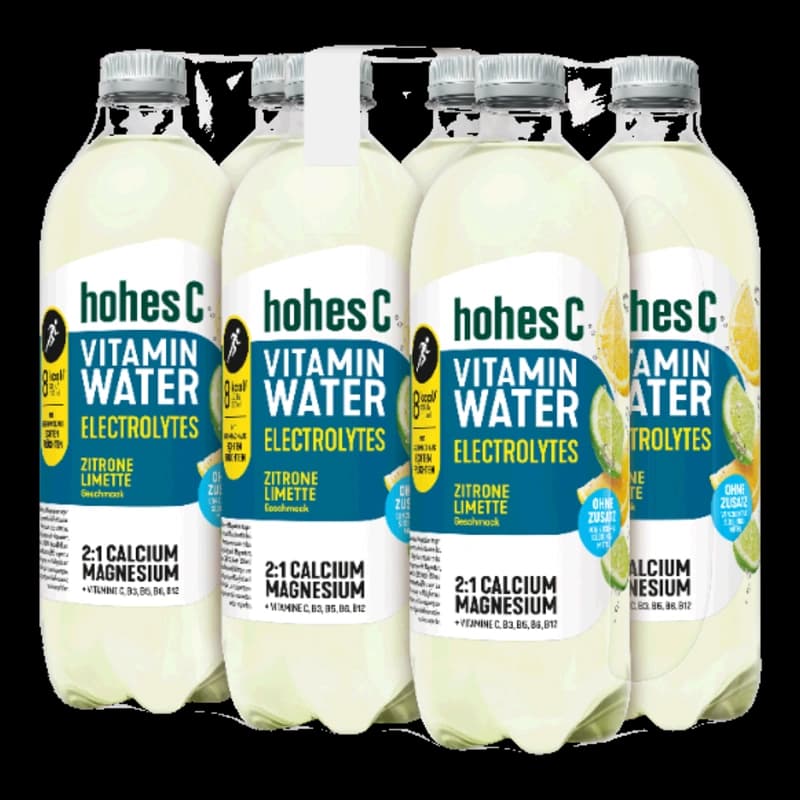 Hohes C Vitamin Water Electrolytes Zitrone Limette 6x0,75l 