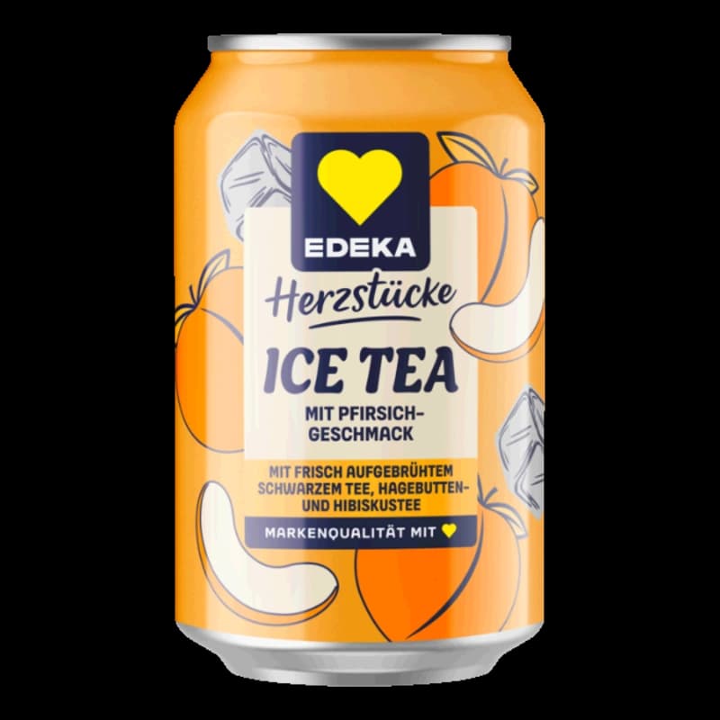 EDEKA Herzstücke Premium Eistee Pfirsich 0,33l 