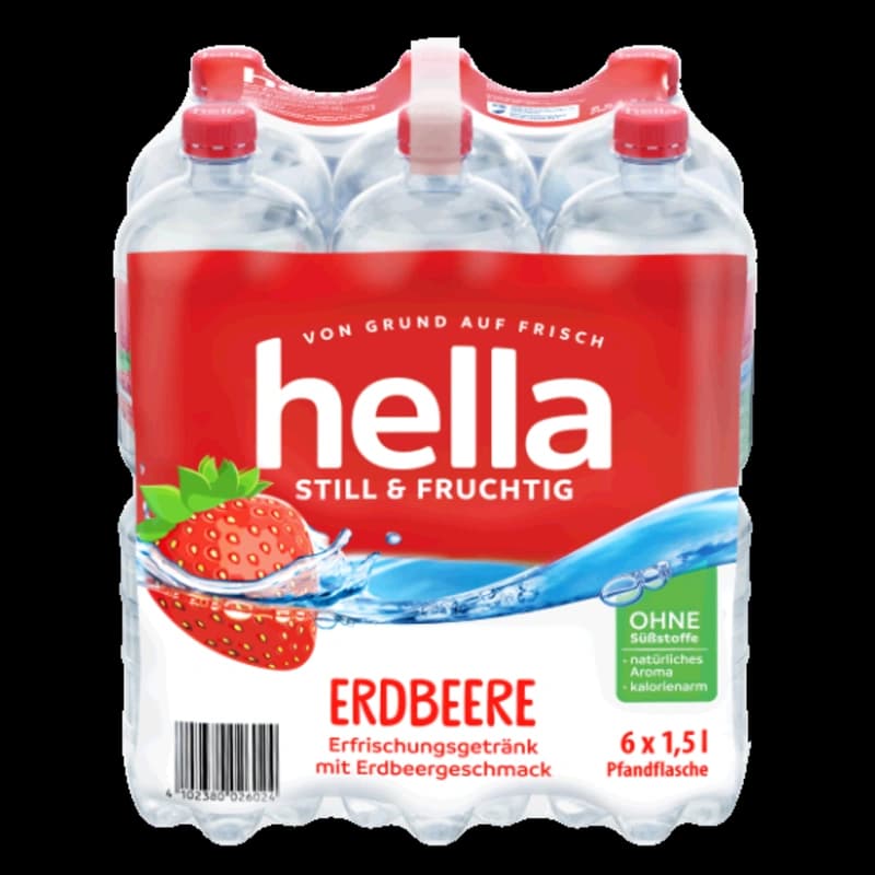 hella Erdbeere Still & Fruchtig 6x1,5l 