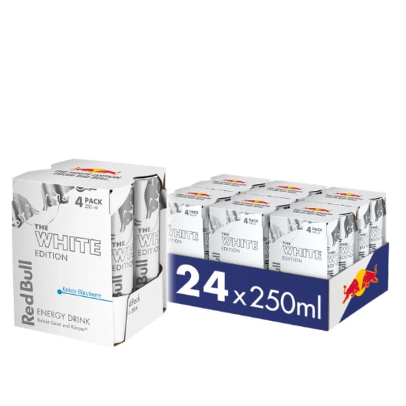 Red Bull White Edition Kokos-Blaubeere 6x4x0,25l 