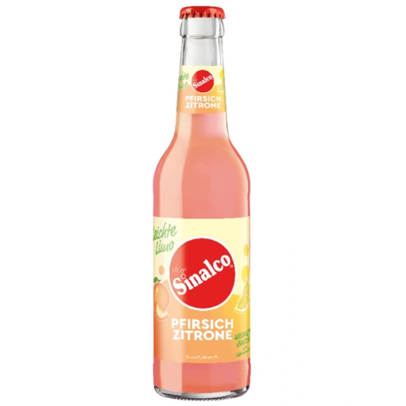 Sinalco Leichte Limo Pfirsich-Zitrone 0,33l