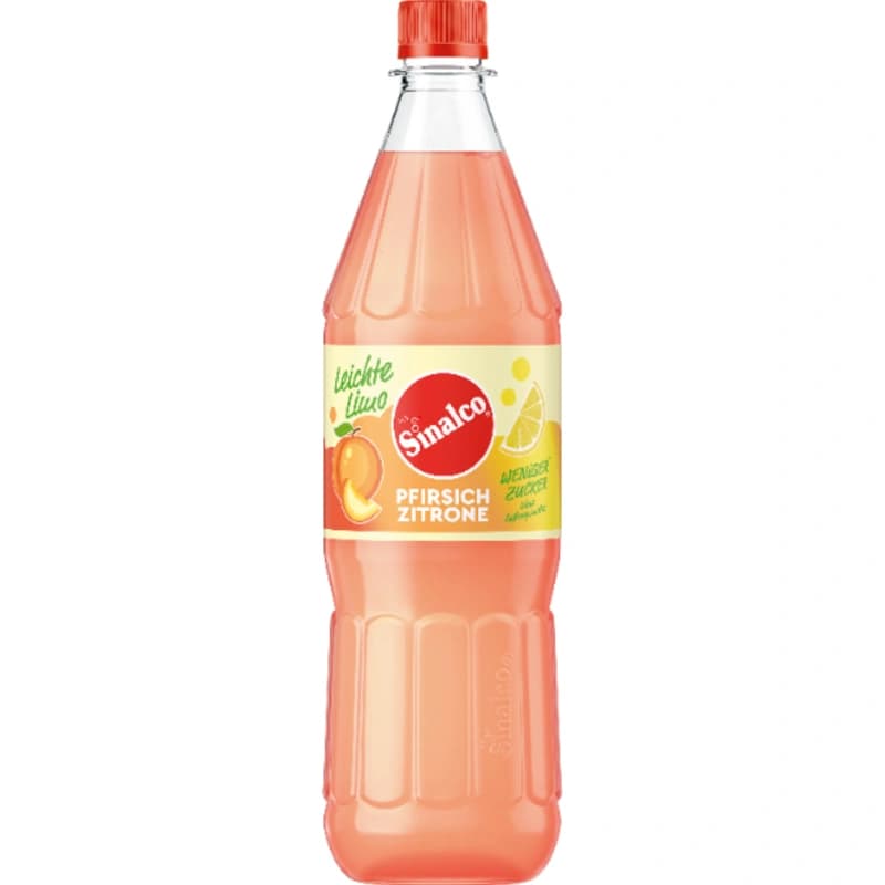 Sinalco Leichte Limo Pfirsich-Zitrone 1l