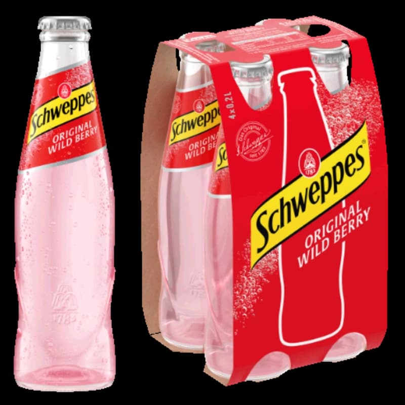 Schweppes Original Wild Berry 4x0,2l