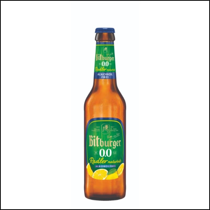 Bitburger Radler naturtrüb alkoholfrei 0,33l